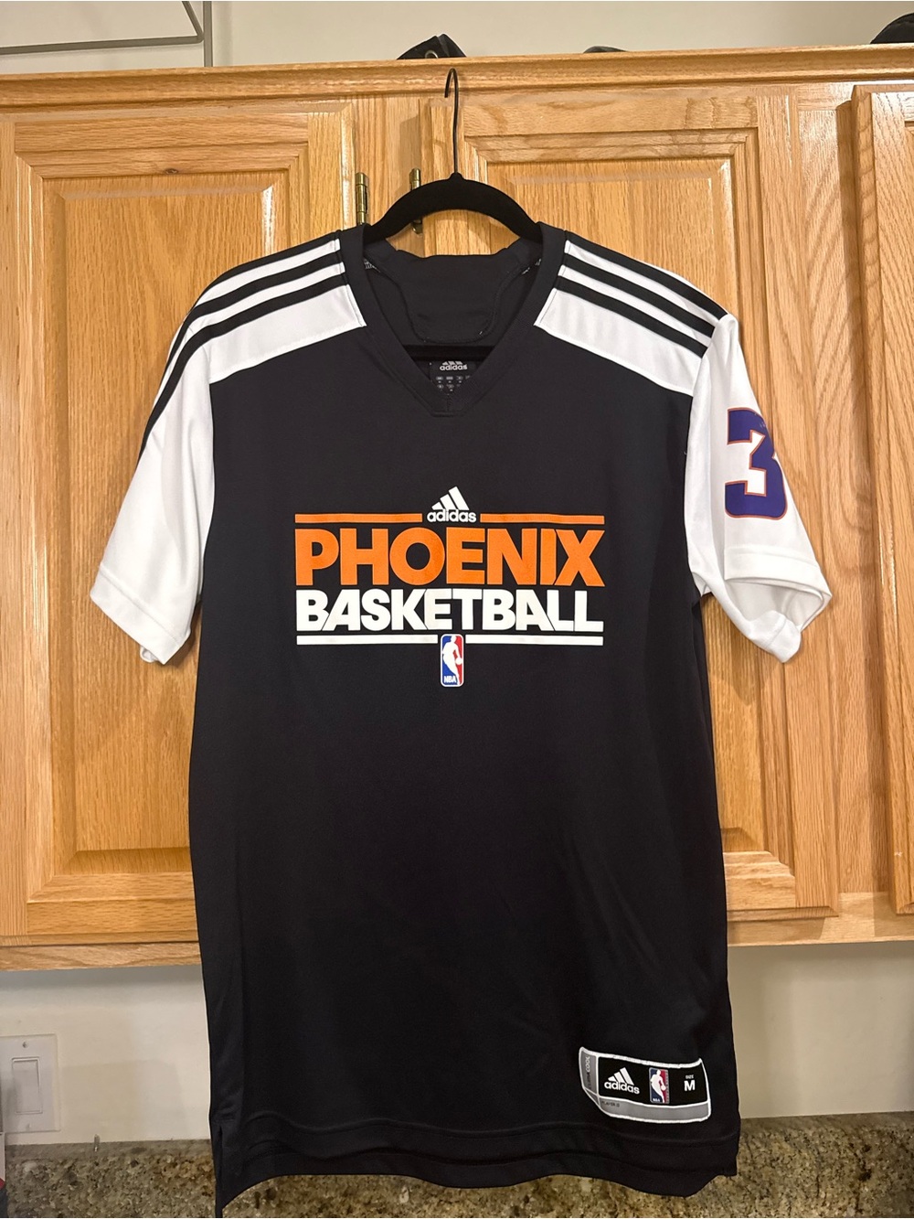Adidas Phoenix Suns Steve Nash warm up jersey, size Medium